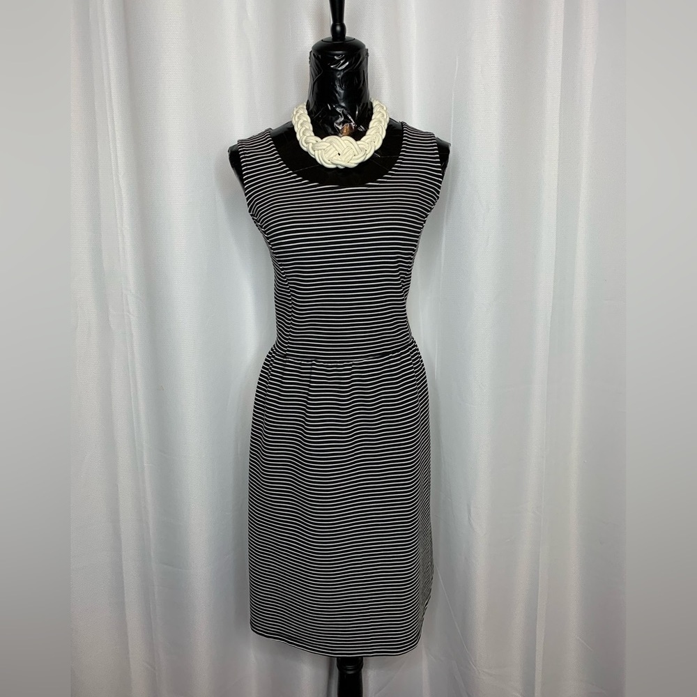 Forever 21 Fit and Flare midi striped dress